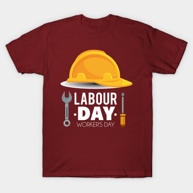 LABOUR DAY - WORKERS DAY T-Shirt by ghanisalmanan